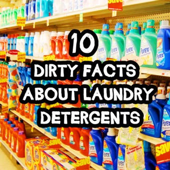 Dirty facts laundry detergents